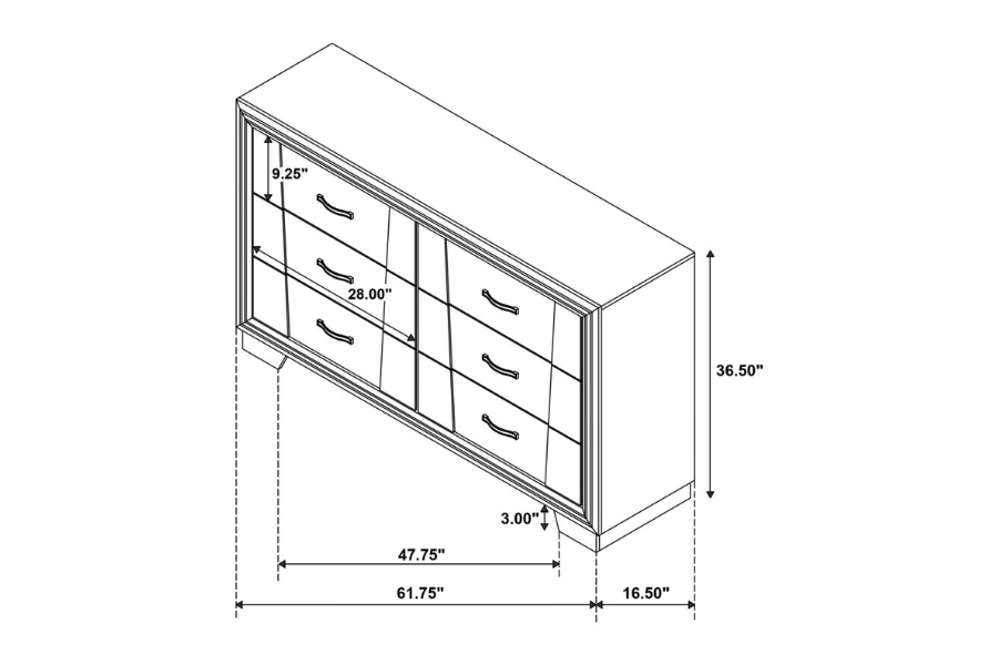 Janine 4-piece Eastern King Bedroom Set Grey 223551KE-S4 Coming Soon