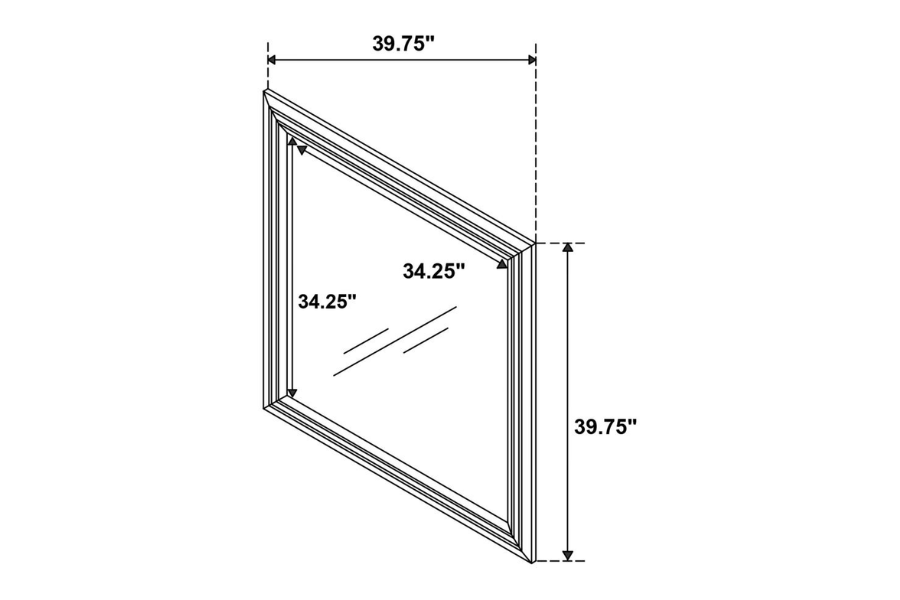 Juego de dormitorio Janine Eastern King de 4 piezas en gris 223551KE-S4 Próximamente 