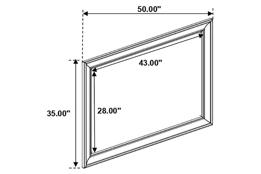 Juego de dormitorio de 4 piezas Alderwood Queen en gris francés 223121Q-S4 