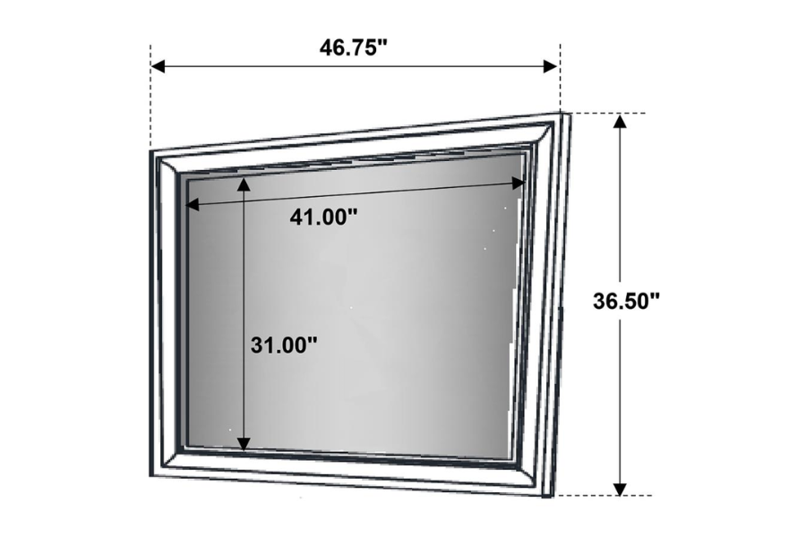 Juego de dormitorio California King de 4 piezas Barzini blanco 300843KW-S4 Próximamente 