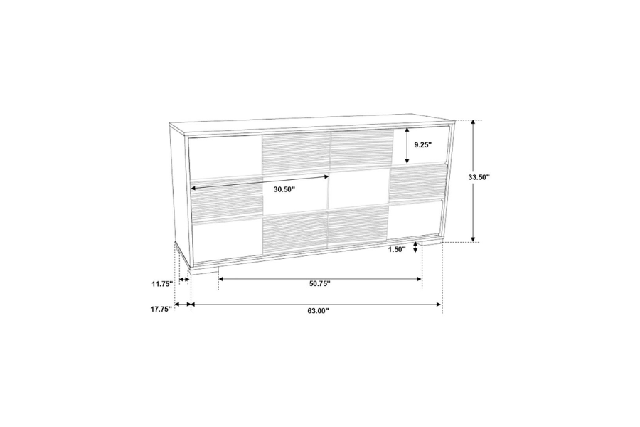 Blacktoft 5-piece Eastern King Bedroom Set Black 207101KE-S5