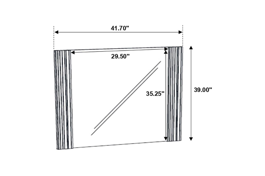 Juego de dormitorio de 5 piezas Eastern King de Blacktoft, color negro 207101KE-S5 