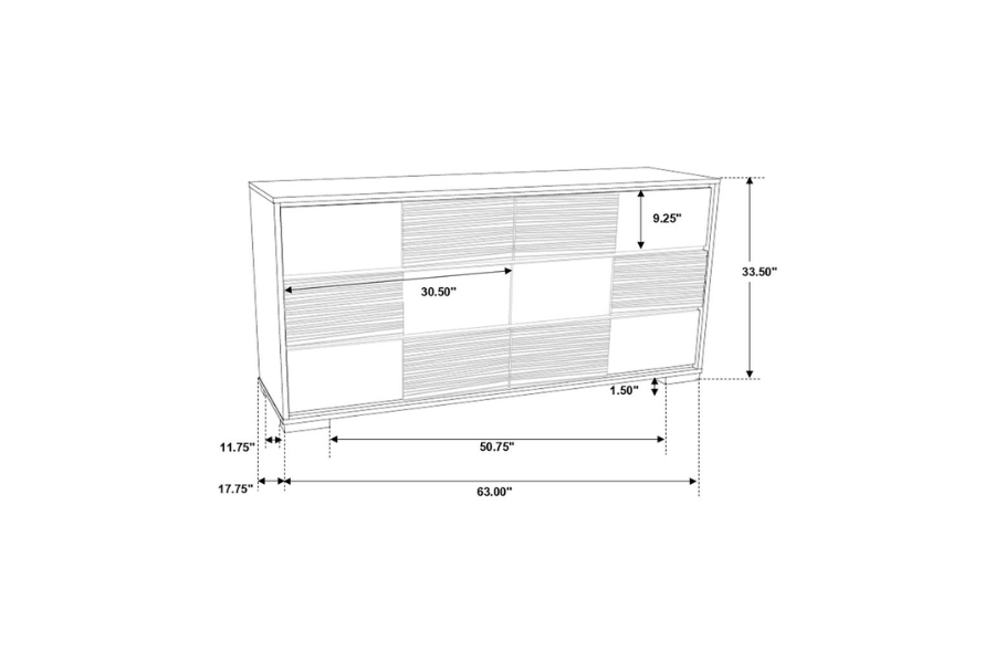 Blacktoft 5-piece Queen Bedroom Set Black 207101Q-S5