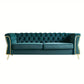 Tufted Velvet Sofa