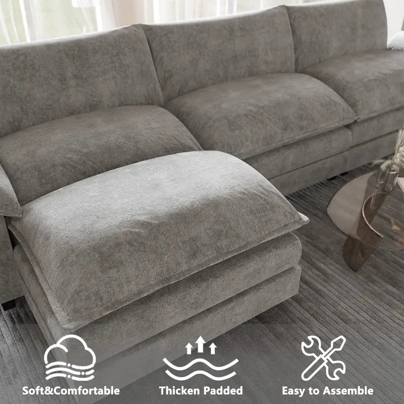 Sectional Sofa Modern Deep