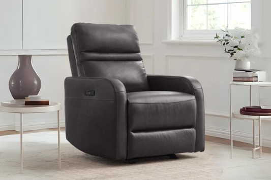 Aldryn Leather Power Glider Recliner