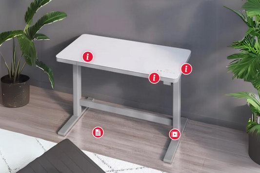 Tresanti Geller 47” Adjustable Height Desk