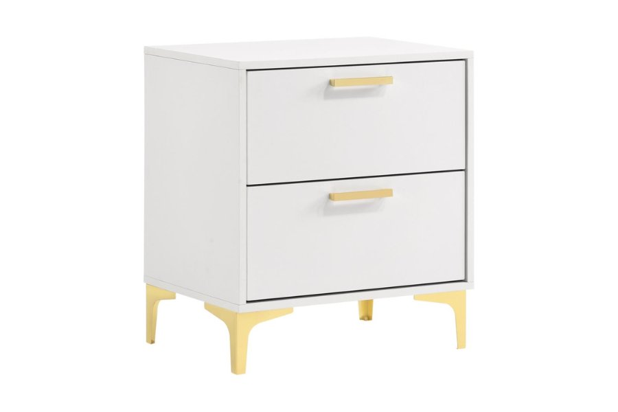 Kendall 2-drawer Nightstand White 224402