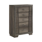 Janine 5-drawer Bedroom Chest Grey 223555 Comming Soon