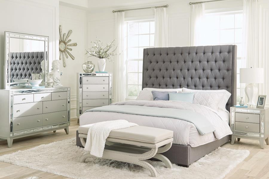 Camille 5-piece California King Bedroom Set Metallic Mercury 300621KW-S5 Coming soon