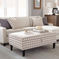 Mcloughlin Upholstered Sloped Arm Sectional Sofa Platinum 501840