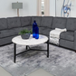 Georgina 4-piece Upholstered Modular Sectional Steel Grey 551701-SET