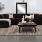 Lakeview 6-piece Upholstered Modular Sectional Chocolate 551464-SET