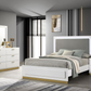 Caraway 4-piece Eastern King Bedroom Set White 224771KE-S4