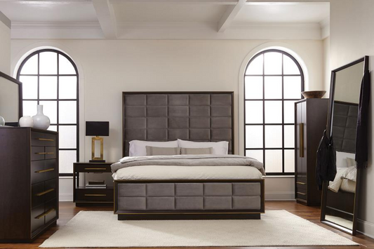 Durango 4-piece Queen Bedroom Set Smoked Peppercorn	223261Q-S4