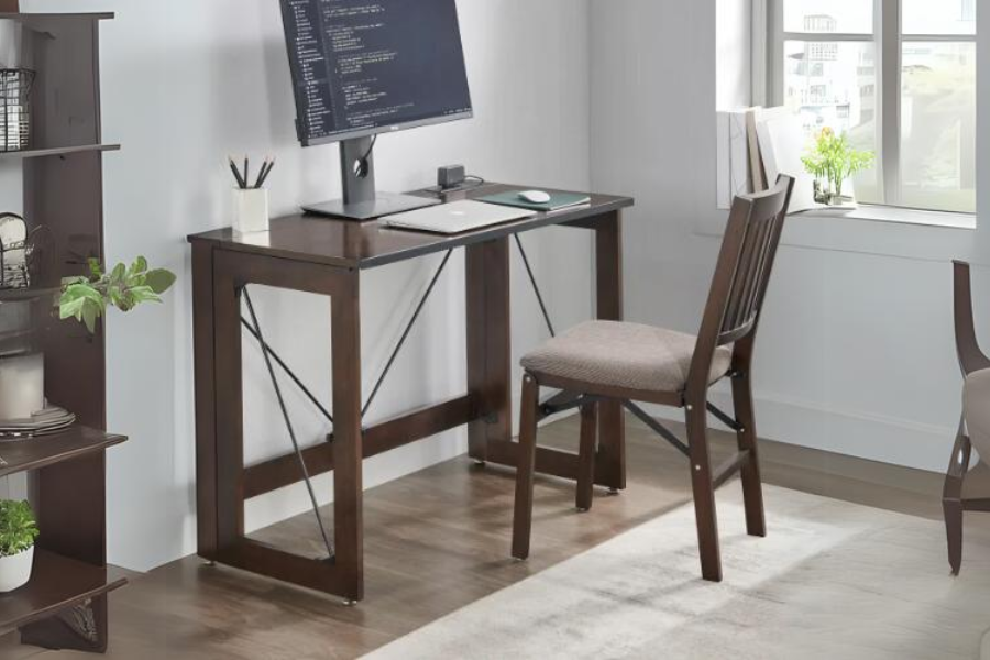 Online Only Stakmore Pre-Assembled Wood Folding Desk