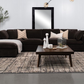 Lakeview 5-piece Upholstered Modular Sectional Chocolate 551464-SETB