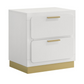 Caraway 2-drawer Nightstand White 224772