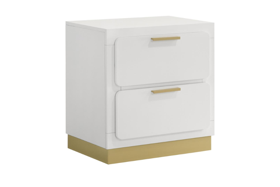 Caraway 2-drawer Nightstand White 224772