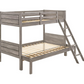 Ryder Wood Twin Over Full Bunk Bed Weathered Taupe 400819