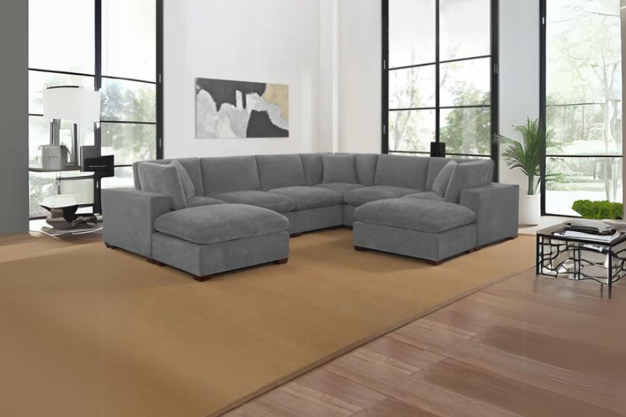 Thomasville Lowell 8 - piece Modular Sectional Floor Model