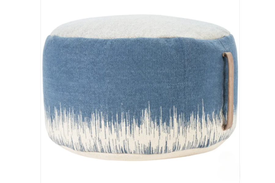 Mina Victory Life Styles Pouf, 20" x 20" x 12"