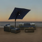 Seasons Sentry 10' LED Solar Square Cantilever Umbrella