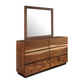 Winslow 6-drawer Dresser with Mirror Smokey Walnut 223253M