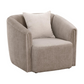 Townsend Chenille Upholstered Rolled Arm Chair Latte 504756