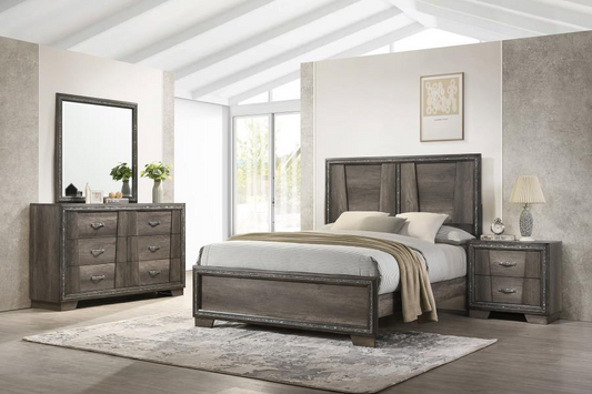 Janine 4-piece Queen Bedroom Set Grey 223551Q-S4 Coming Soon