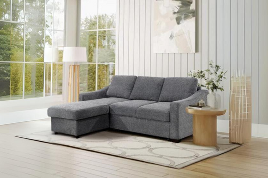 Coddle Aria Fabric Sleeper Sofa with Reversible Chaise