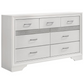 Miranda 7-drawer Dresser White 205113