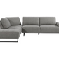 Arden Upholstered Sectional Sofa with Adjustable Back Taupe 508888