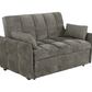 Cotswold Upholstered Convertible Sleeper Sofa Bed Dark Grey 508308 coming soon