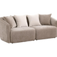 Townsend Chenille Upholstered Rolled Arm Sofa Latte	504754 Comming Soon