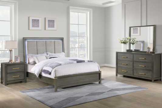 Kieran 5-piece Eastern King Bedroom Set Grey 224741KE-S5 Coming Soon