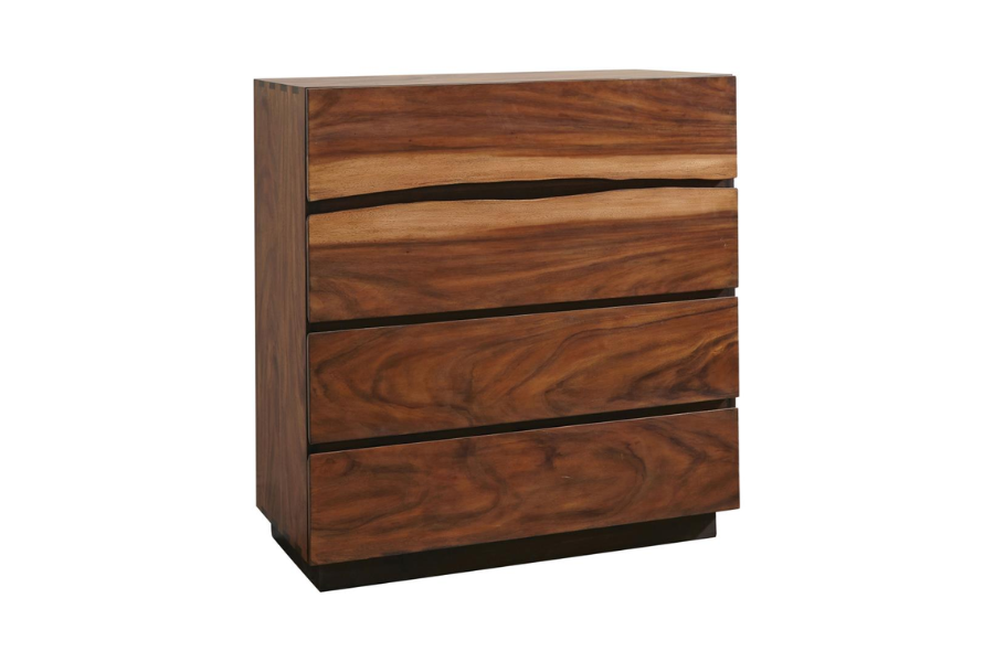 Winslow 4-drawer Bedroom Chest Smokey Walnut 223255