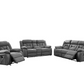 Higgins 3-piece Upholstered Motion Reclining Sofa Set Grey  602261-S3 Comming Soon