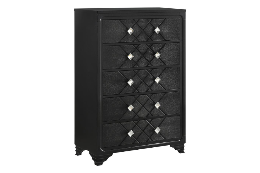 Penelope 5-drawer Bedroom Chest Midnight Star	223575