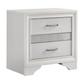 Miranda 2-drawer Nightstand White 205112