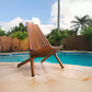 Online Only Melino Wooden Folding Chair