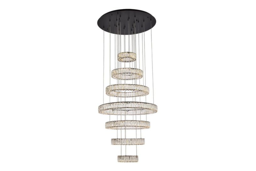 Monroe 34.00 inch Chandelier 3503G34BK