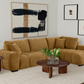 Camacho Upholstered Chaise Sectional Sofa Amber 503985 Commin Soon