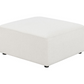 Freddie Square Upholstered Ottoman Pearl 551643