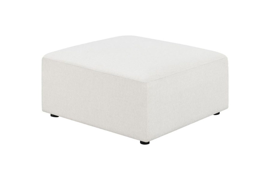 Freddie Square Upholstered Ottoman Pearl 551643