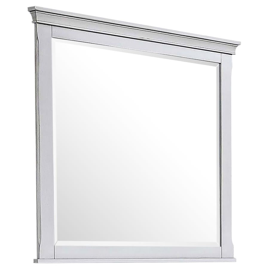 Franco Dresser Mirror Distressed White - 205334