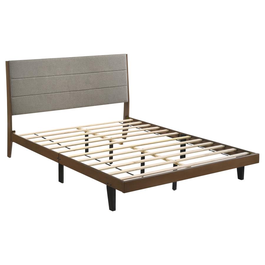 Mays Wood Queen Panel Bed Walnut 215961Q