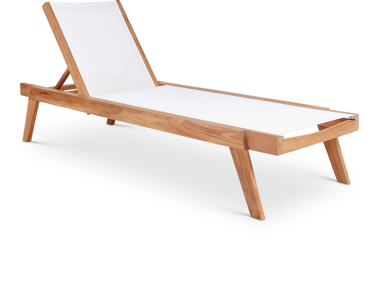 Sillón chaise longue de exterior de tela impermeable Tulum SKU: 354White