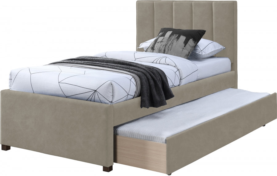 Cama nido doble Hudson de piel sintética SKU: HudsonGreen-T