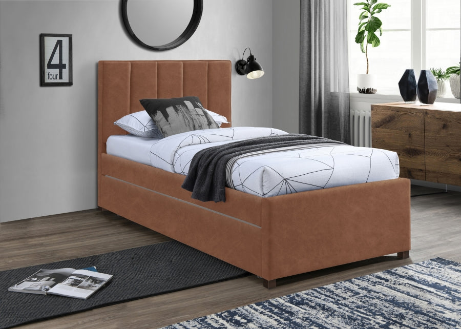 Cama nido doble Hudson de piel sintética SKU: HudsonGreen-T